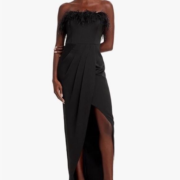 NWT Aidan Mattox strapless gown - Picture 2 of 5